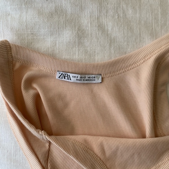 New Zara Ribbed Bodysuit - Picture 3 of 3